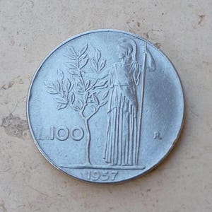 100 lire 1957 - Etsy 日本