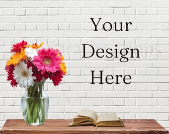 Digital Mockup, Product backdrop, Photo mockup, Product mockup, t-shirt mockup, Brick backdrop, background for products, product display