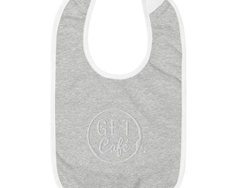 GET Café embroidered Baby Bib