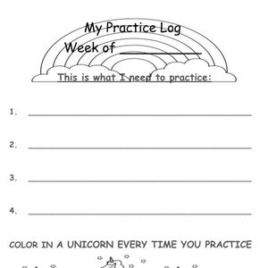 Music Practice Log
