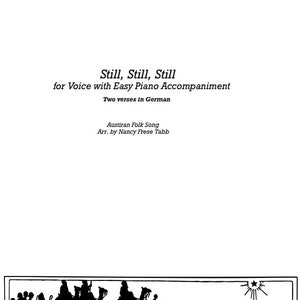 Still, Still, Still Vocal Solo in German (2 vs.) with Easy Piano Accompaniment