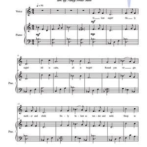 Silent Night - Vocal Solo with Piano (2 verses)