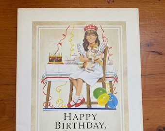 American Girl Molly's Party Pinafore ~ Molly's Birthday Party Dress ~  Vintage ~ Retired - Etsy