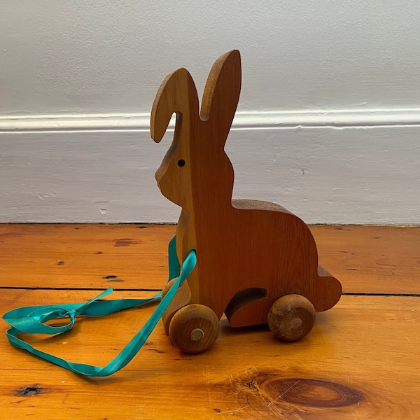 Wooden Bunny - Etsy