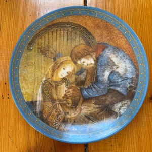 Vintage Sulamith Wulfing Bavarian Porcelain Plate - &quot;Die Musik&quot; - Romantic Gifts - Wedding Gifts