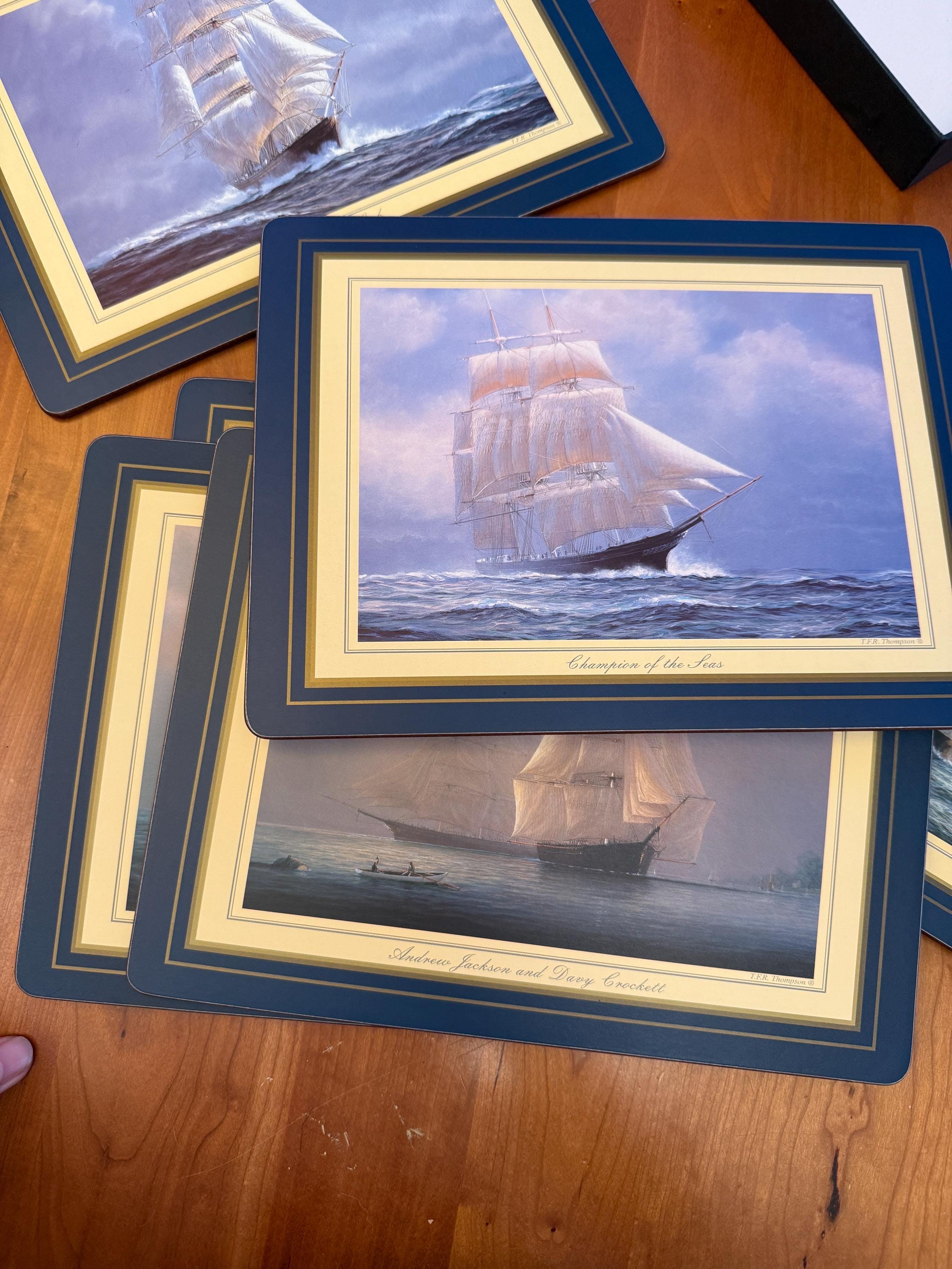 Lady Clare Clipper Ships Placemats - Set of 6 - Like New - Etsy