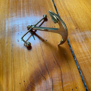 The Anchor Paperweight - Authentic Model - Brass Anchor Paperweight - In Original Box
