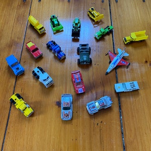 Vintage Toy Cars - 1980s Toy Cars and Trucks - Lot of 15 Vintage Toy Cars