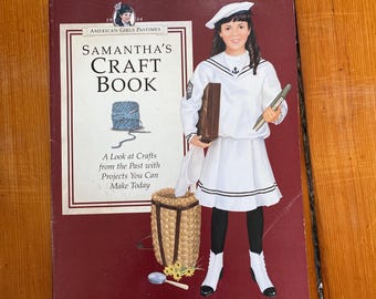 American Girl Samantha&#39;s Craft Book -  1994 Pleasant Company Paperback