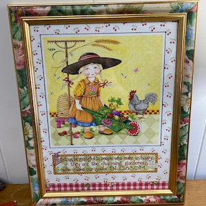 Mary Engelbreit/ Proust Quote Framed Poster  - Gardens - Friendship