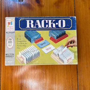 Vintage Rack-O Card Game - Milton Bradley 1966 - Complete Game  - Family Game Night