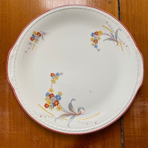 Vintage Taylor Smith & Taylor Round Serving Platter - Made in USA