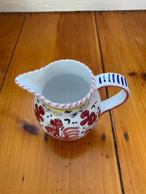 デルータ イタリア レッド ルースター ピッチャー