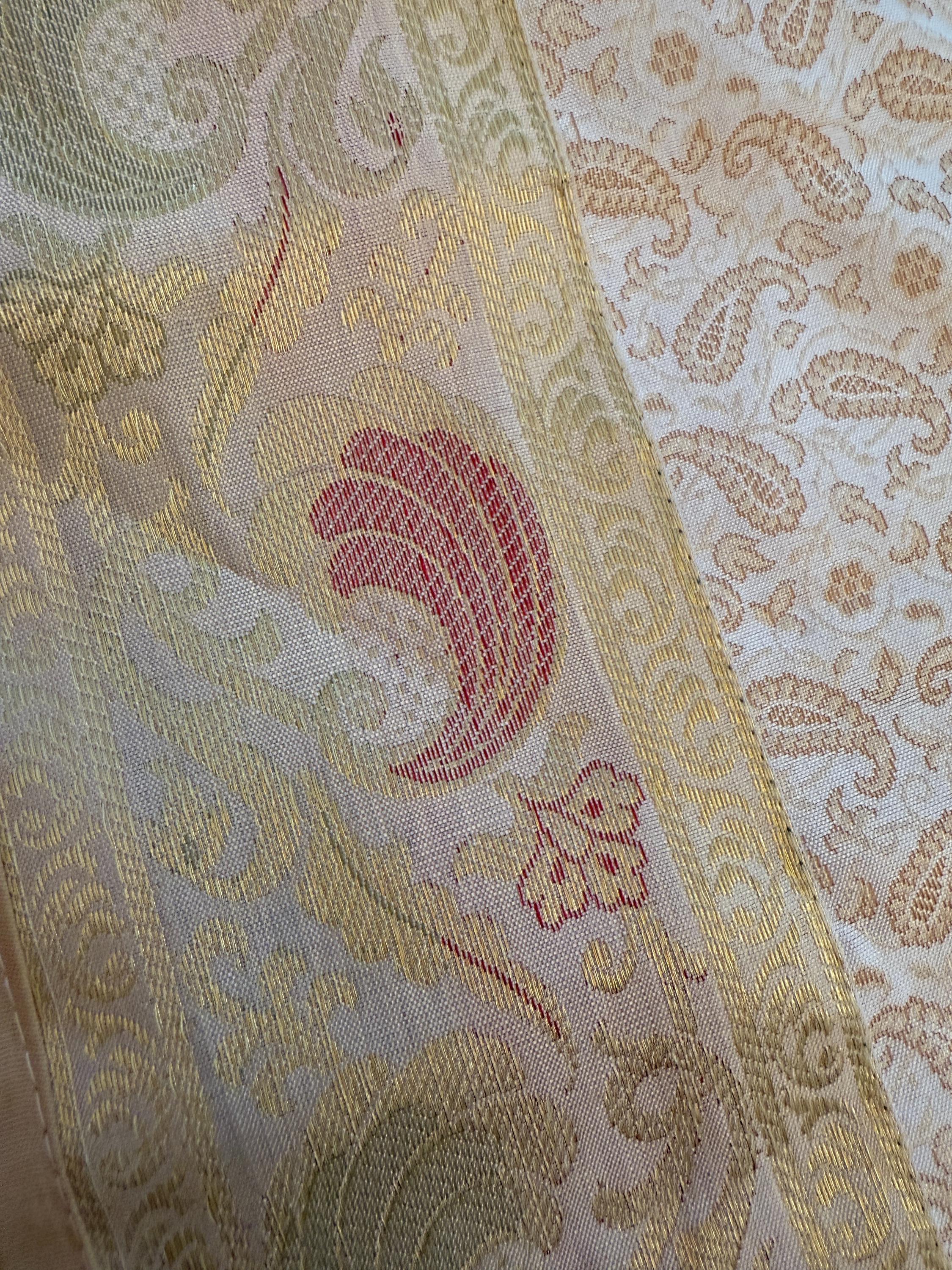 ペイズリー柄テーブルランナー - 長さ72インチ x 16インチ