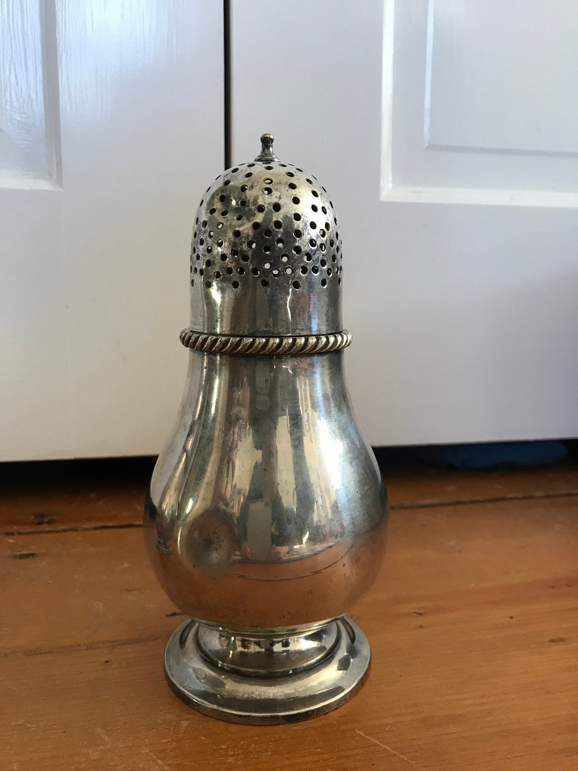 Large Antique Silver Plate Sugar Shaker Antique Serveware Etsy