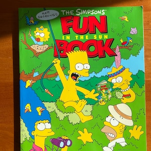 The Simpsons Fun In The Sun-boek - 1992 Harper Perennial - als nieuw