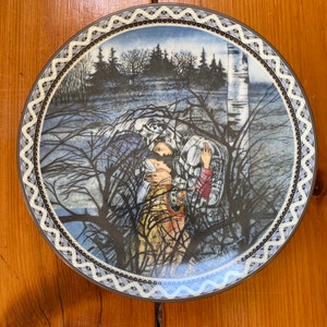 Vintage Beierse porseleinen plaat - &quot;Ich kann es nicht verstehen&quot; - Romantische geschenken - Fantasy Art
