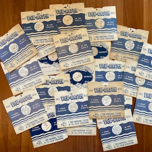Vintage View-Master Reels - 7 More Wonders of the World - Lot of 20