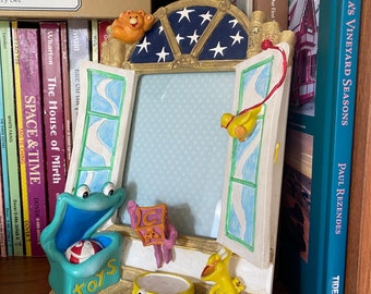 Vintage Terragrafics Picture Frame - Vintage Nursery Decor - Gifts for Baby - Baby Shower