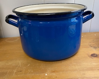 アンティーク　エナメルポット　3コンパートメント フランスアンティークのマスタードポット 小 ころんとした可愛らしい