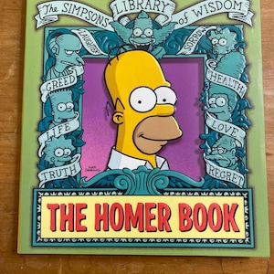 The Simpsons Library of Wisdom - The Homer Book - 2004 Harper Perennial - Like New