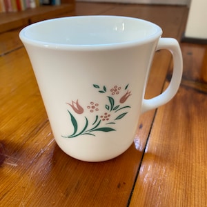 Vintage Corning Ware Corelle Rosemarie Floral Flower Coffee Cup Mug -  Vintage Home - Tea Cup
