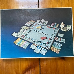Vintage Monopoly bordspel - Parker Brothers 1974 jubileumeditie - Familiespelavond