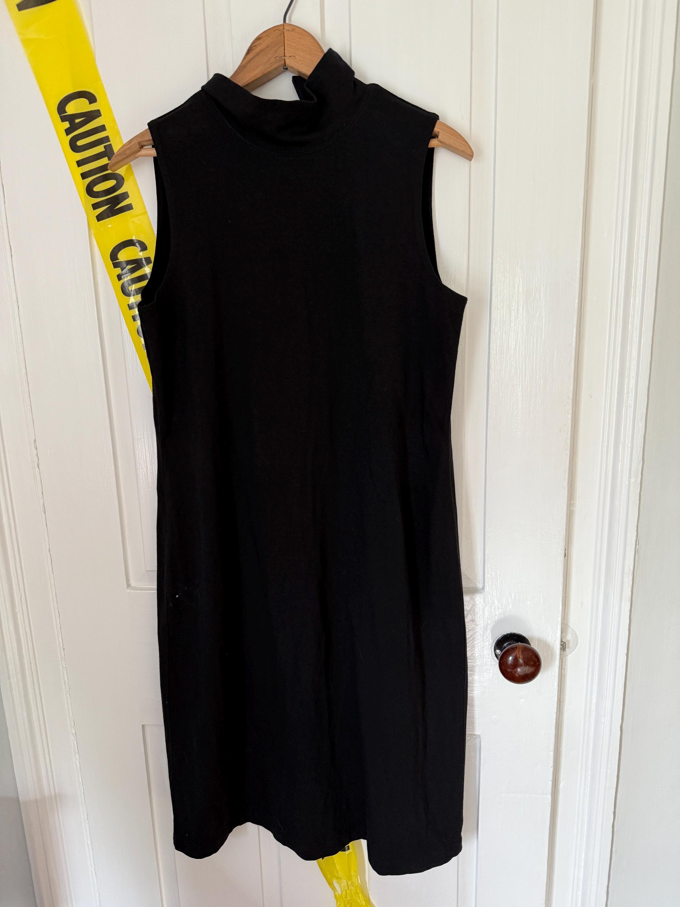 princess polly baby blue dress Sleeveless Black Turtleneck Dress