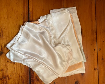 Vintage Satin Pillowcases - Assorted Sizes and Colors - Vintage Linen -
