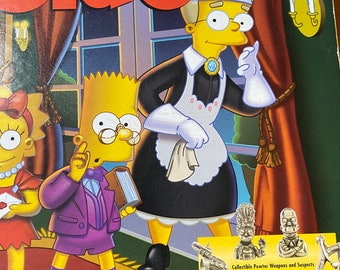 The Simpsons Clue by Parker Brothers 2000 Classic Detective Game