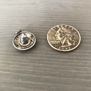 Vintage Sterling Silver Sombrero Charm