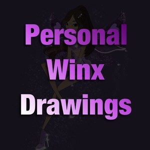 Persönliche Fee Zeichnung (Winx inspiriert, diy Charakter)