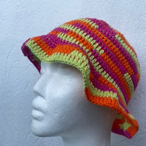 Colorful bucket hat