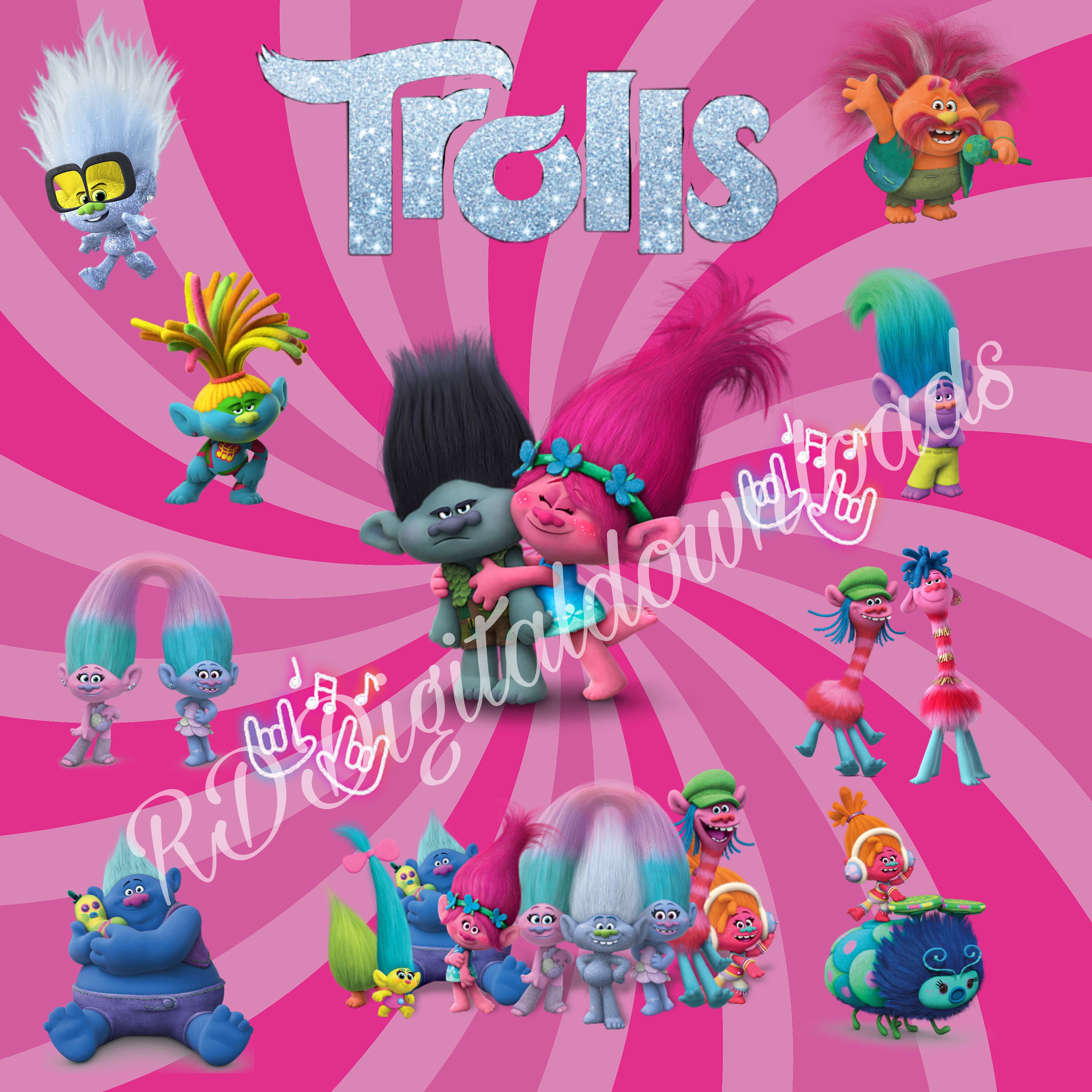 Trolls Digital Download - Etsy