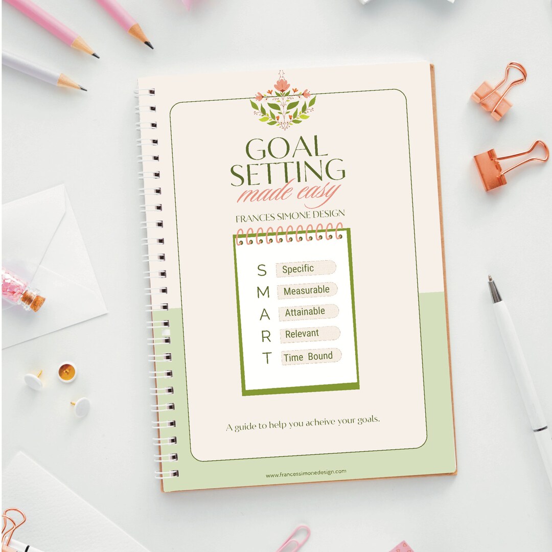 Goal Setting Made Easy Workbook: Printable Planner for SMART Goals ...