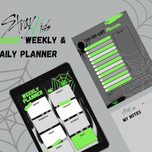 Stray Kids &#39;Maniac&#39; Inspired Downloadable Weekly Planner