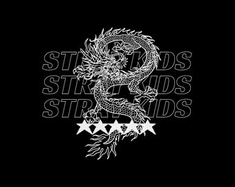 Stray Kids '5-star' Dragon Design - Etsy
