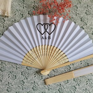 Personalized custom made handmade white paper fan,wedding fan,Fan del matrimonio,Hochzeitsfan,party gift,Bachelor Party,handmade fans bulk