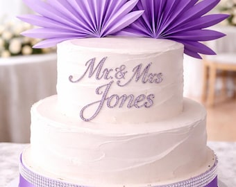 Sun Palm Spears Cake Toppers – Assorted Colours - Pearlescent Paper