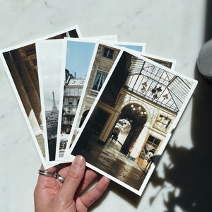 Paris postcard set