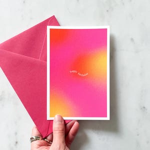 Carta GRADIENT - buon compleanno