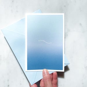 Karte GRADIENT - in loving memory