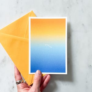 Karte GRADIENT - thank you