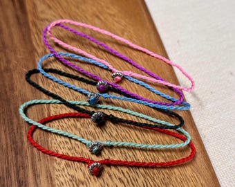 Custom Red String Bracelet Personalized Minimalist Style Lucky Protection Jewelry Thin Bracelet & Anklet Dainty Everyday Bracelet