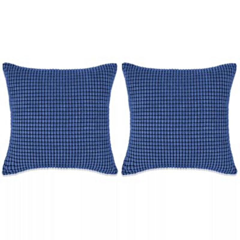 Coussins en Velours de Tissus 6060, 2 Pièces