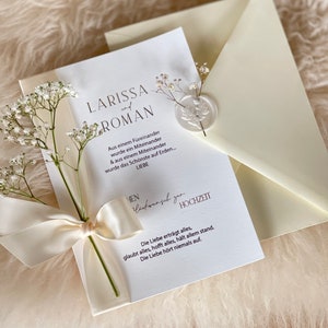 Personalisierte Glückwunschkarte zur Hochzeit Moderne Hochzeitskarte für Hochzeitsgäste Bild 7
