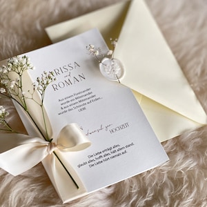 Personalized wedding congratulations card Modern wedding card for wedding guests image 1