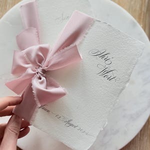 Personalisiertes Ehegelübde Heftchen, Wedding Vows, Eheversprechen Büchlein, Hochzeitstag, Vow books, handgeschöpftes Papier