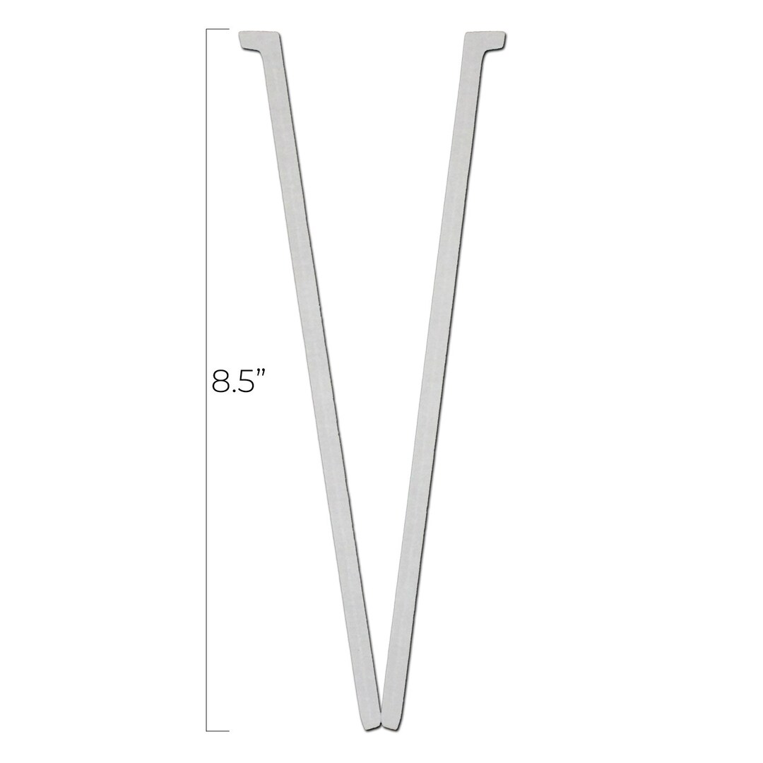 Collar Placket Stays, Sewn in Insert for Dress Shirt Placket Stay