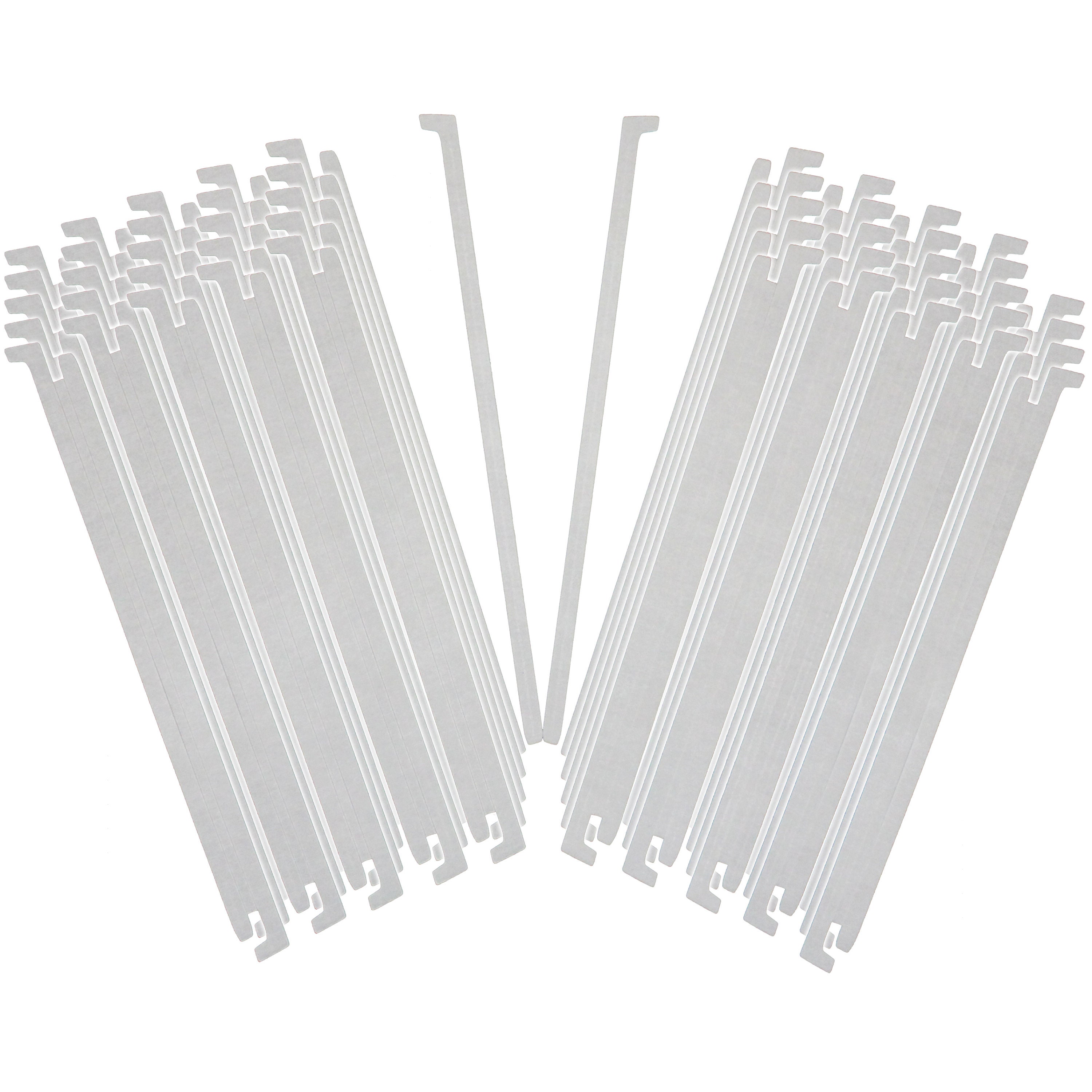 Collar Placket Stays, Sewn in Insert for Dress Shirt Placket Stay